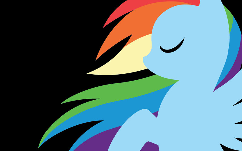 Rainbow Dash character art