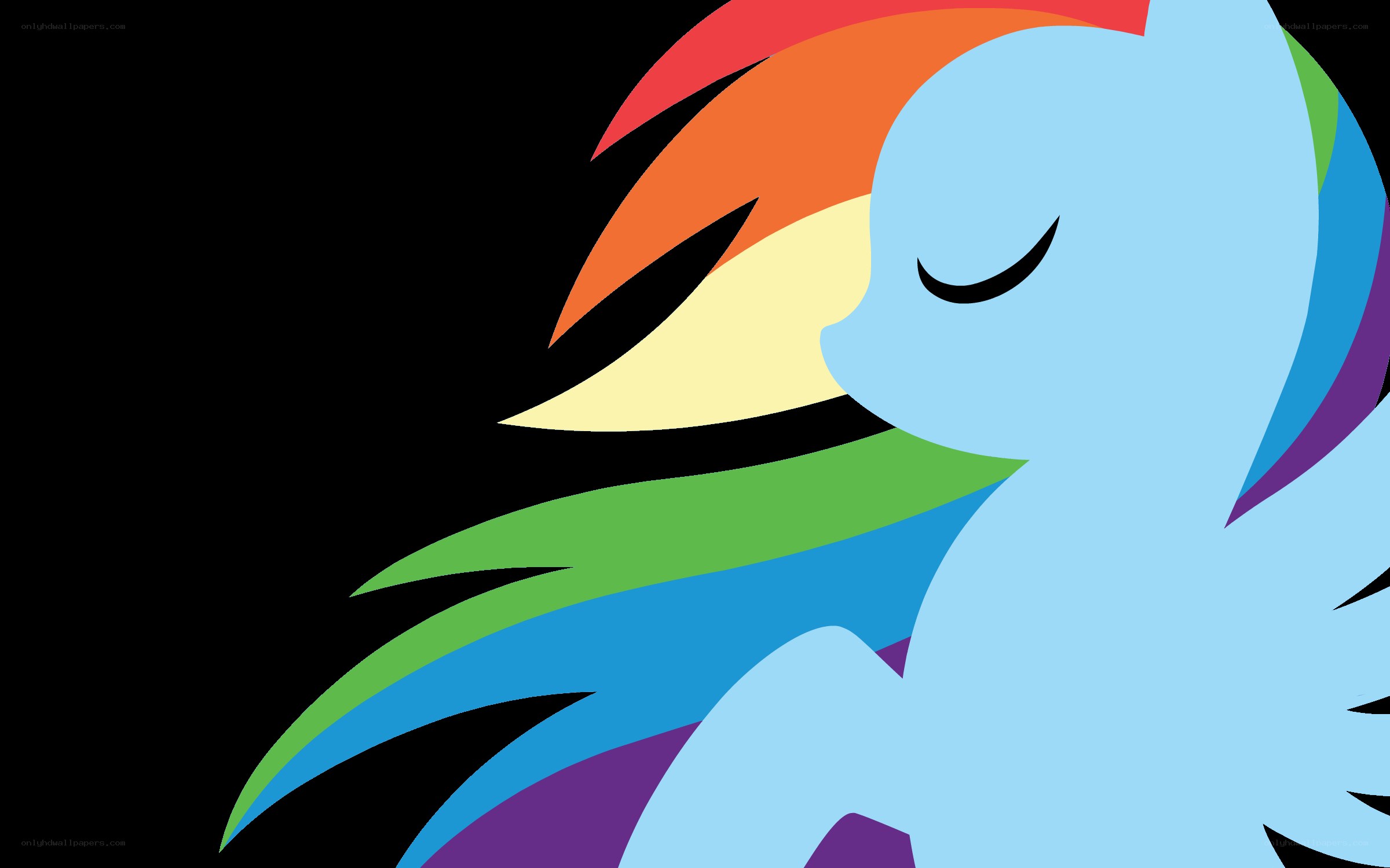 Rainbow Dash character art