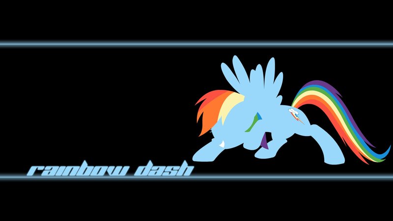 Rainbow Dash character art