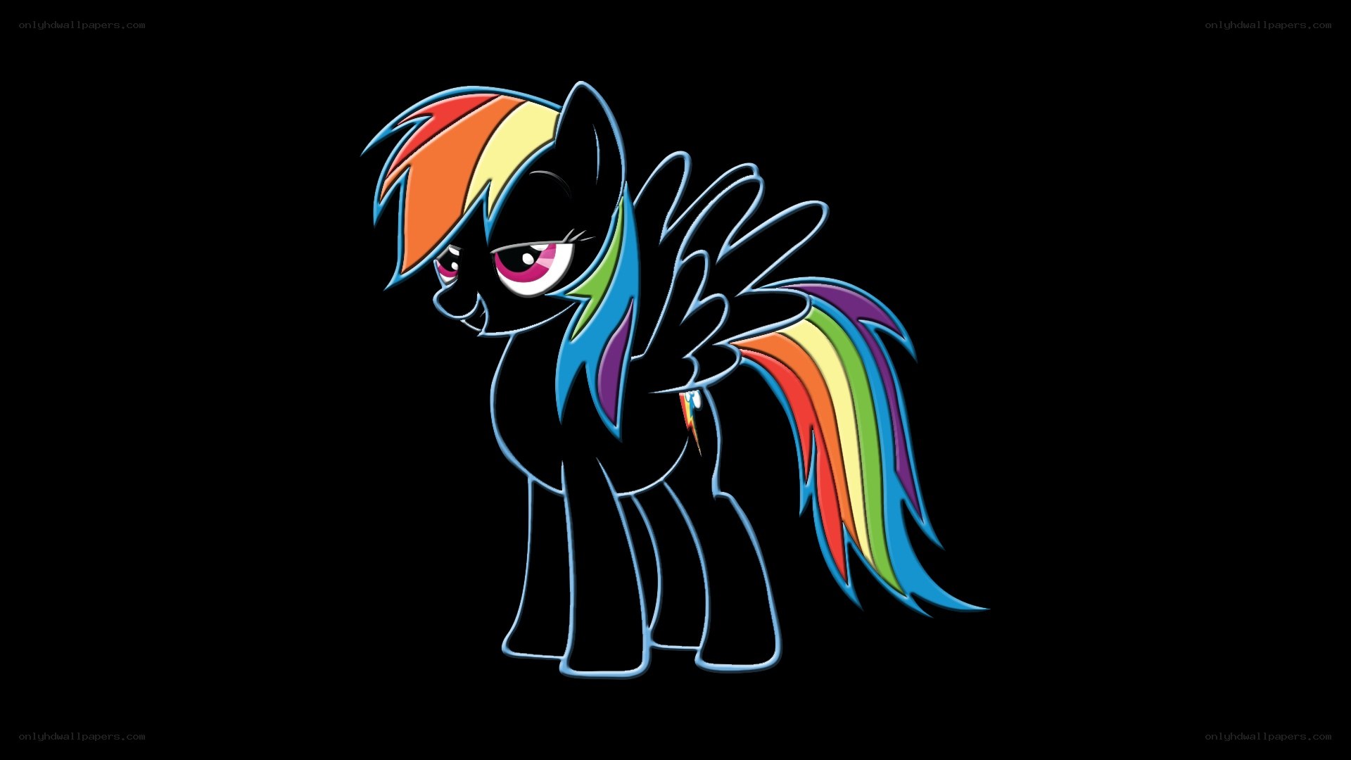 Rainbow Dash character art