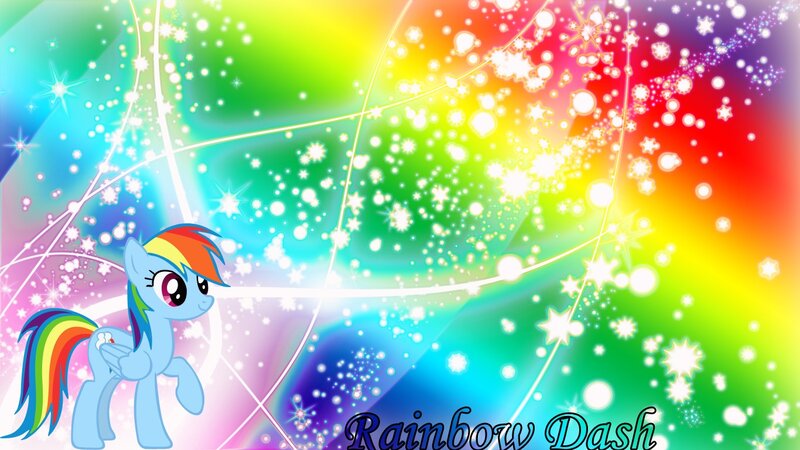Rainbow Dash character art