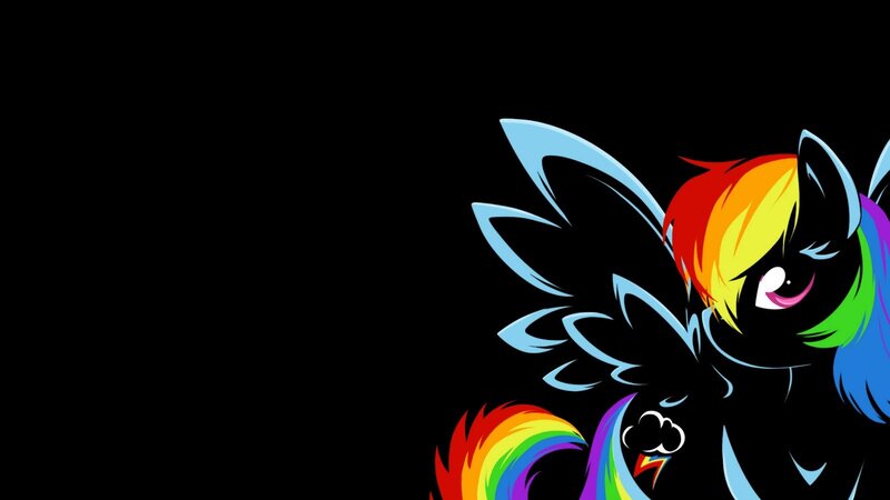 Rainbow Dash character art