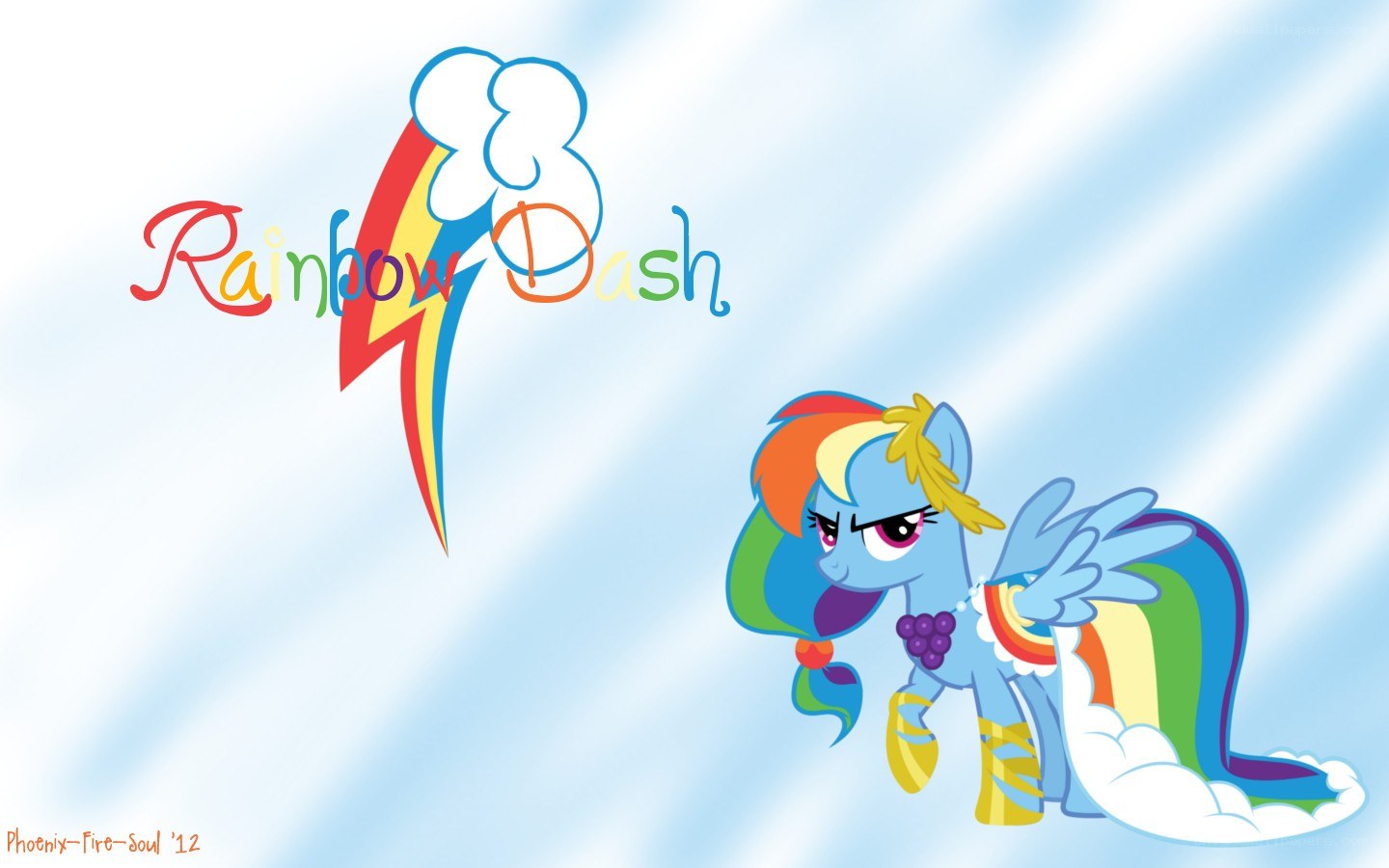 Rainbow Dash character art