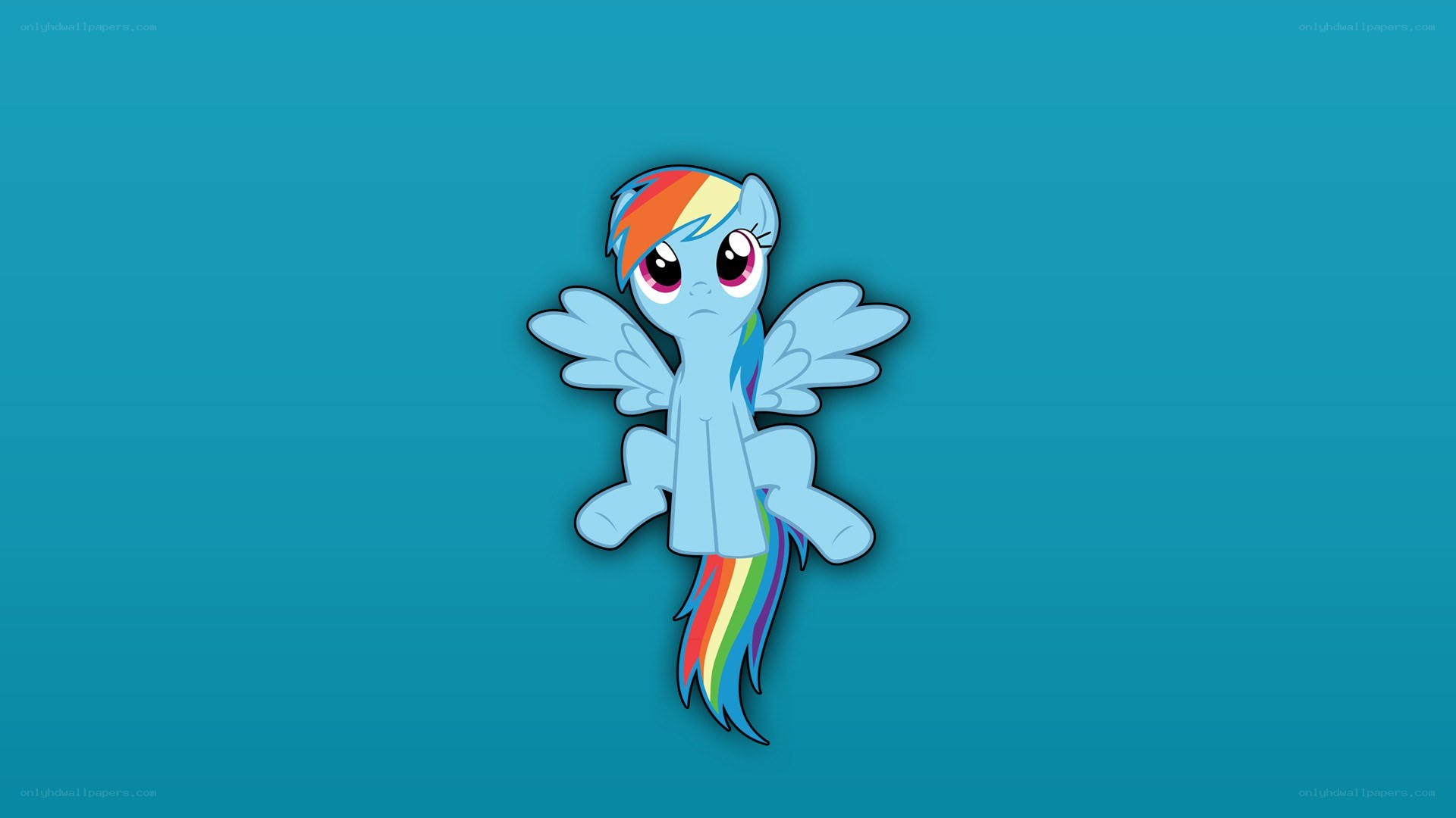 Rainbow Dash character art