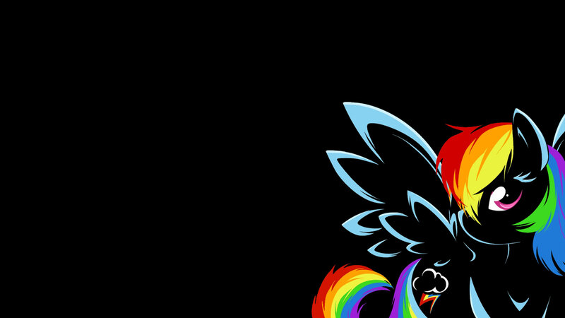 Rainbow Dash character art