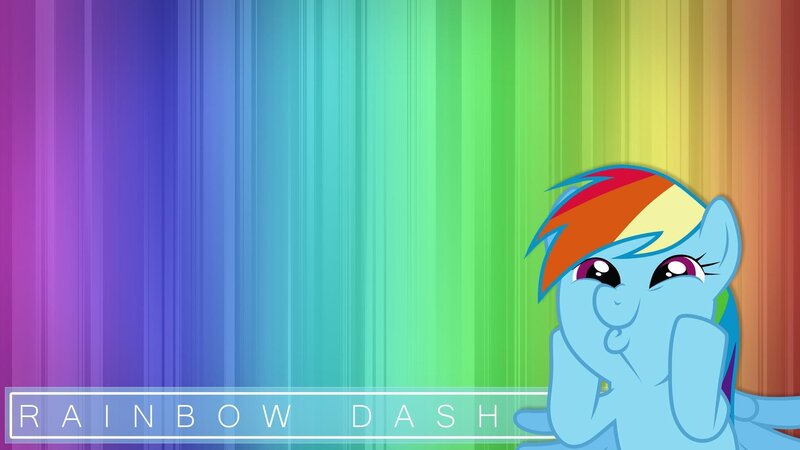 Rainbow Dash character art