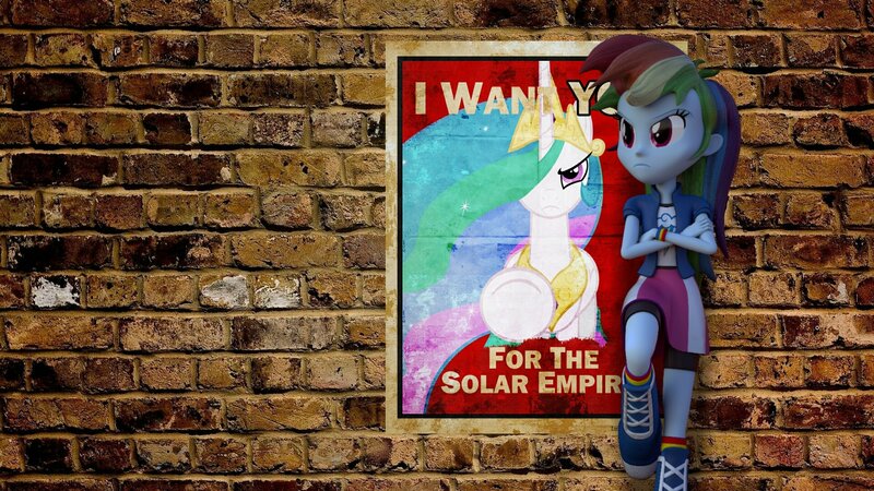 Rainbow Dash Character — Brown