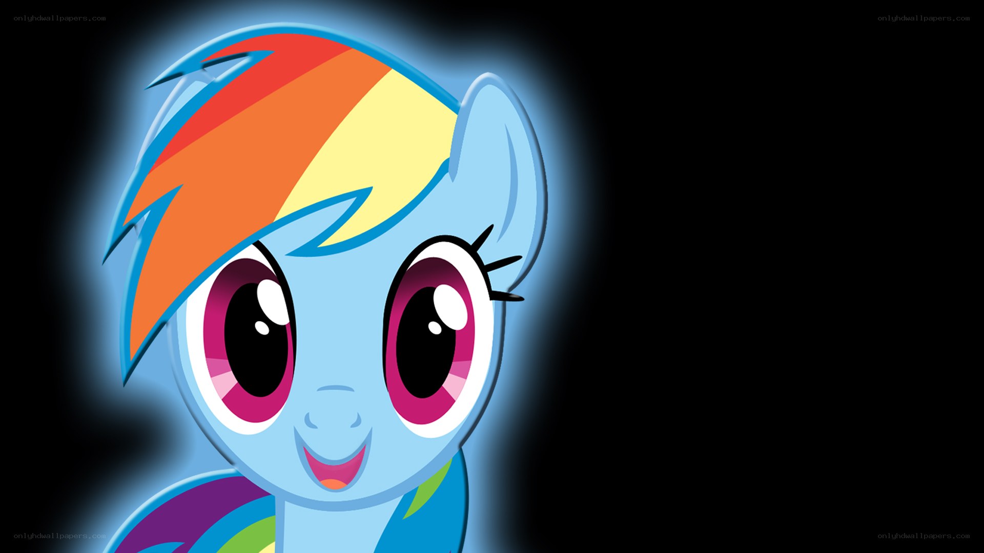 Rainbow Dash character portrait