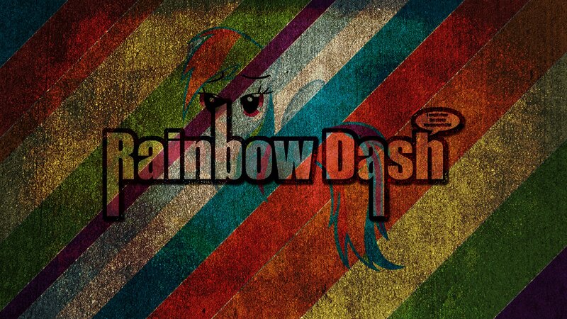 Rainbow Dash Character — Red