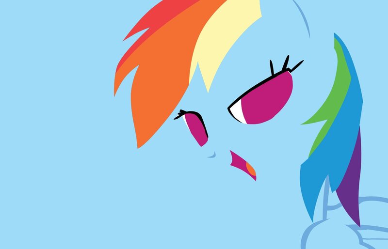 Rainbow Dash close-up