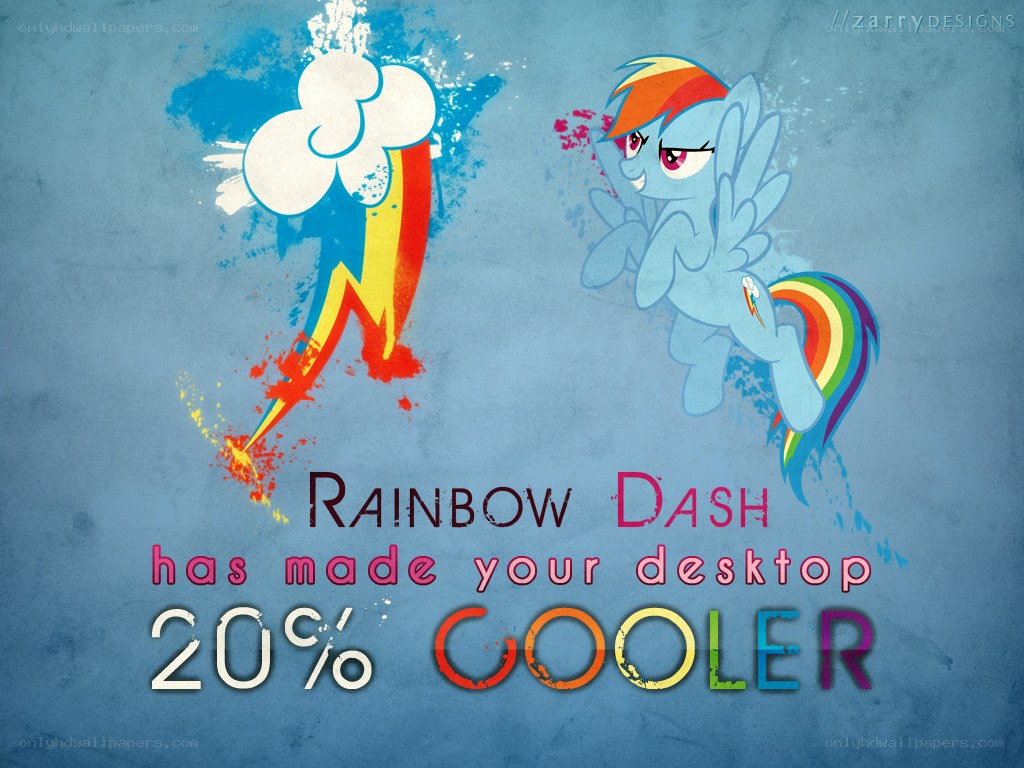 Rainbow Dash desktop wallpaper