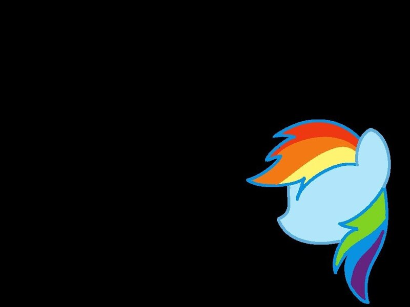 Rainbow Dash head profile