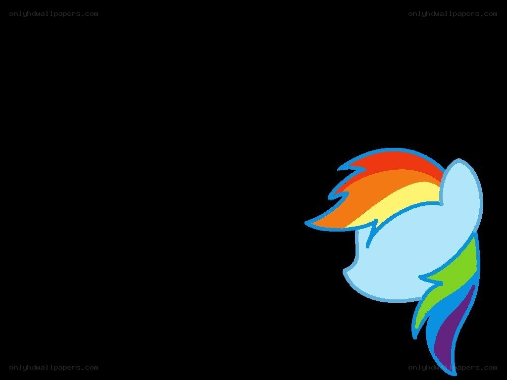 Rainbow Dash head profile