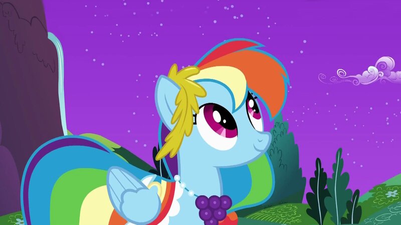 Rainbow Dash in a dream