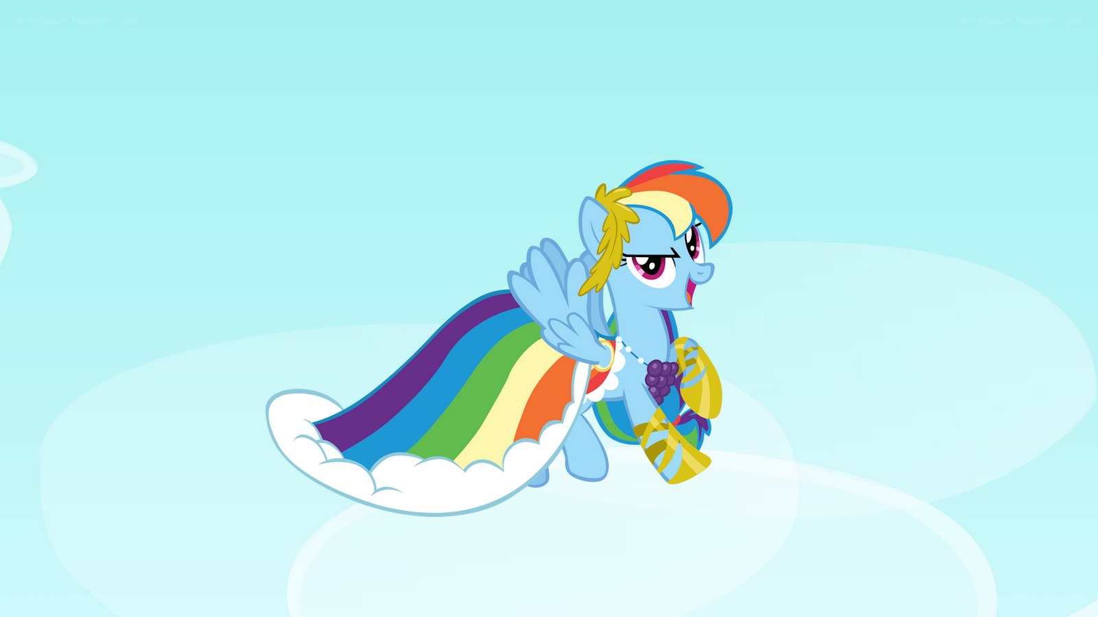 Rainbow Dash in a dress