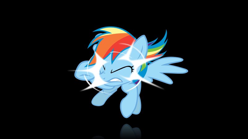 Rainbow Dash in a flash