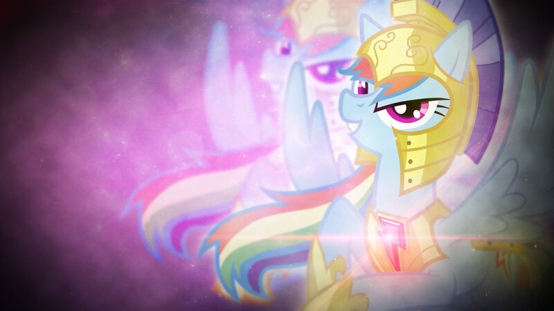 Rainbow Dash in Armor — Purple