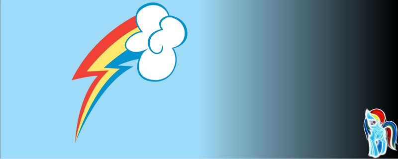 Rainbow Dash logo and character