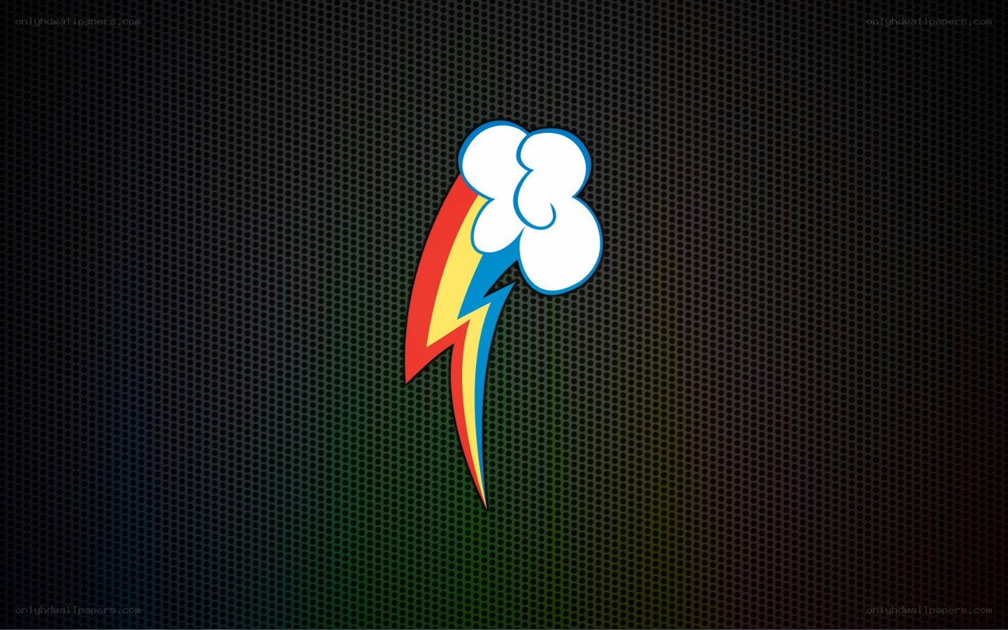 Rainbow Dash logo wallpaper