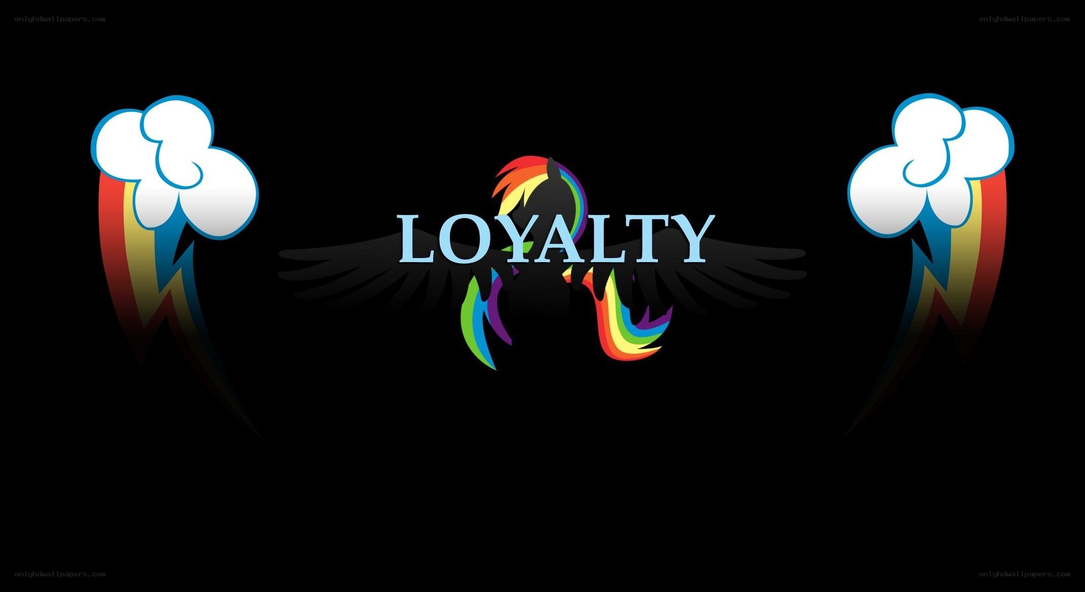 Rainbow Dash loyalty logo