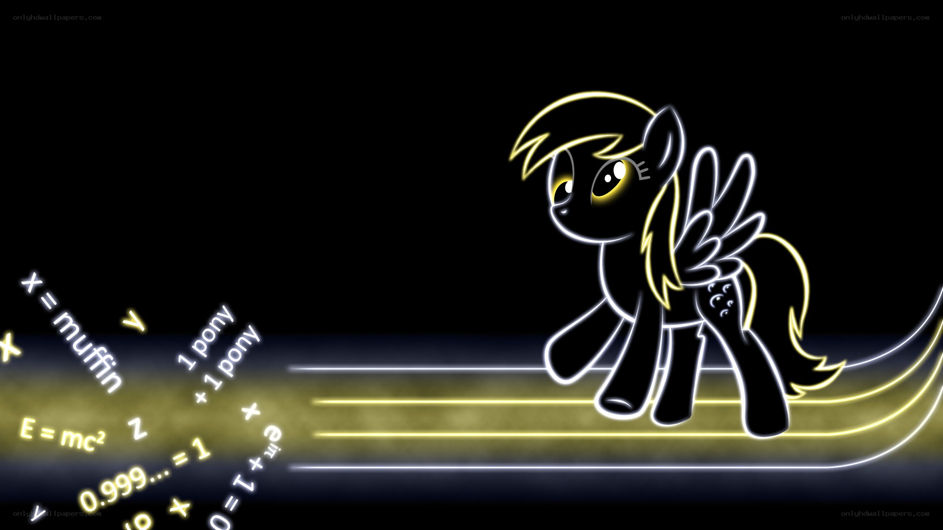 Rainbow Dash neon art