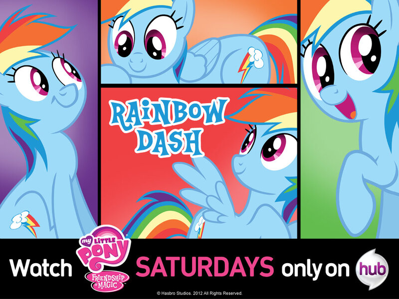 Rainbow Dash Pony — Blue