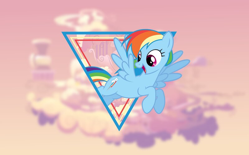 Rainbow Dash Pony — Pink