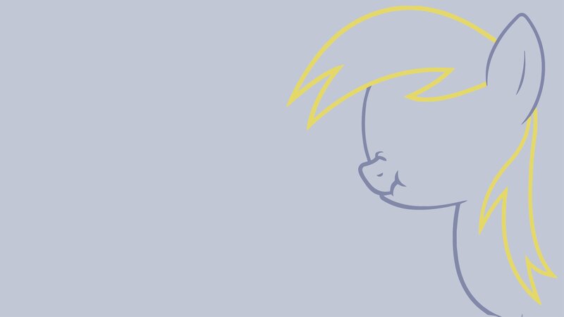 Rainbow Dash profile outline