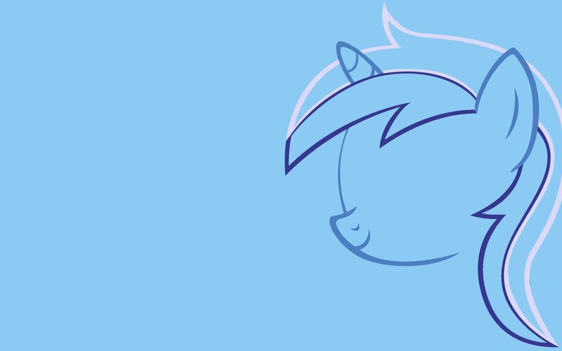 Rainbow Dash profile outline
