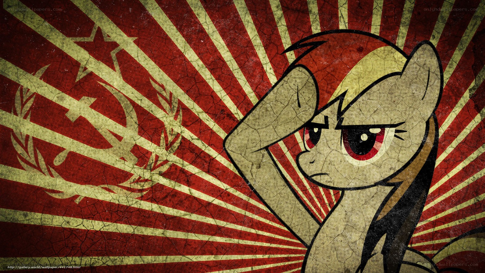 Rainbow Dash propaganda art