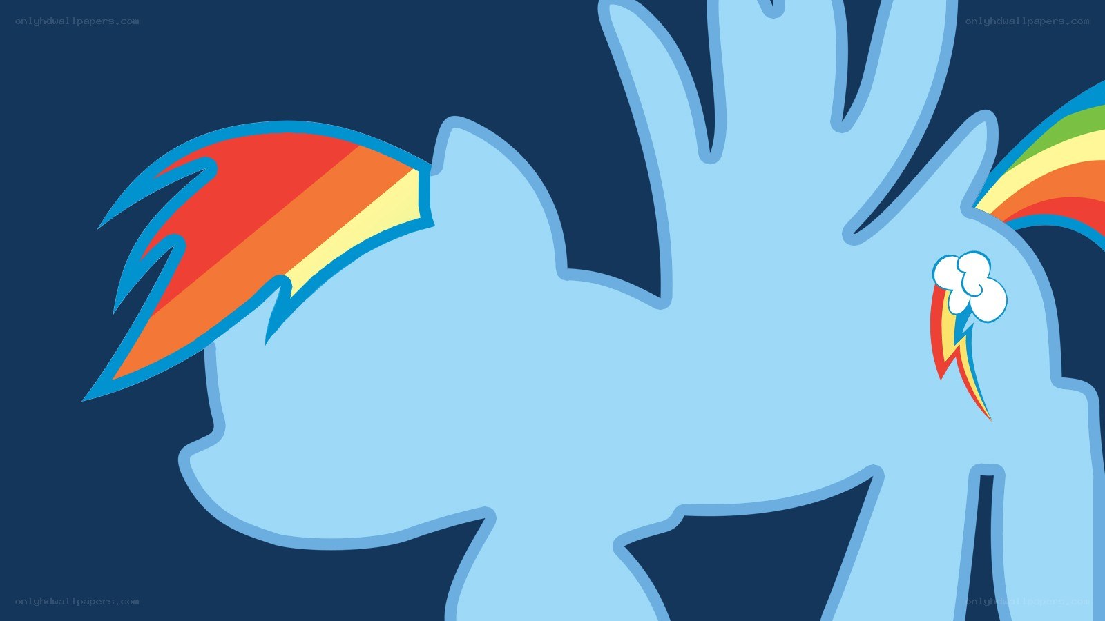 Rainbow Dash silhouette