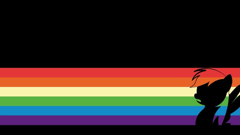 Rainbow Dash silhouette