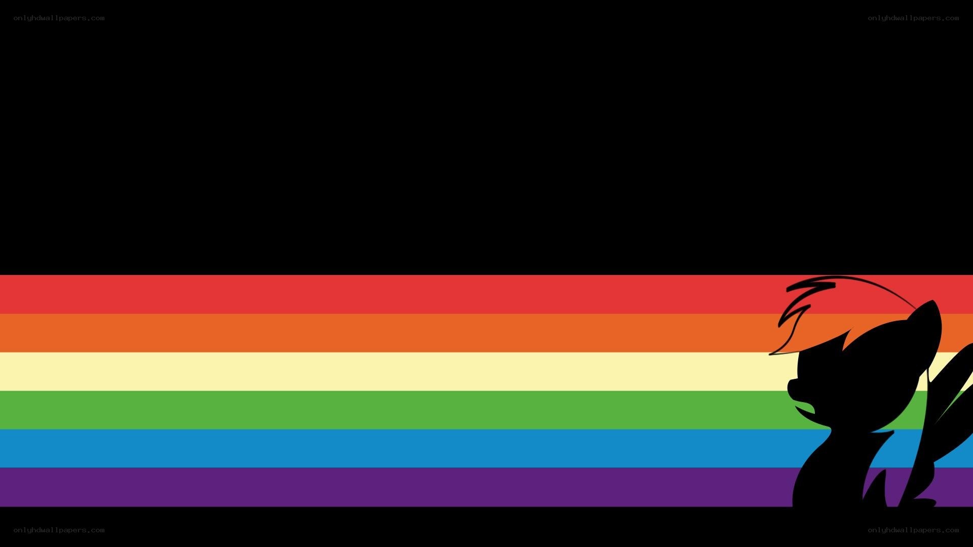 Rainbow Dash silhouette