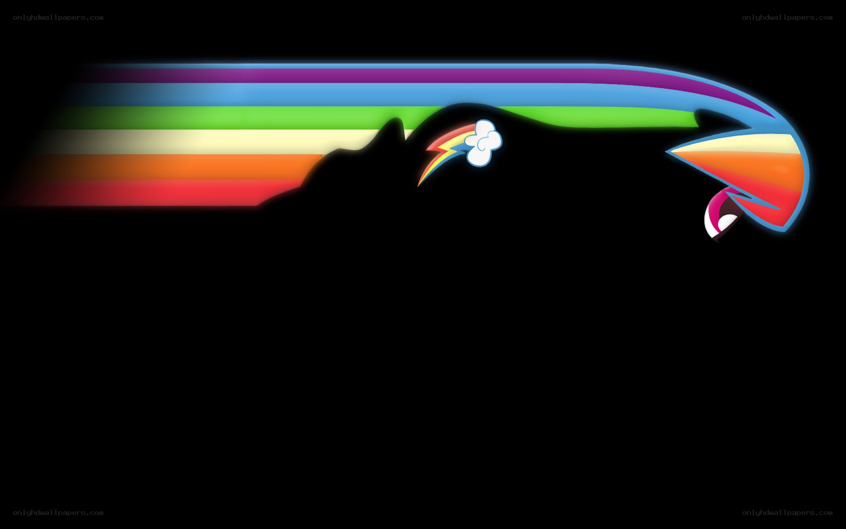Rainbow Dash silhouette
