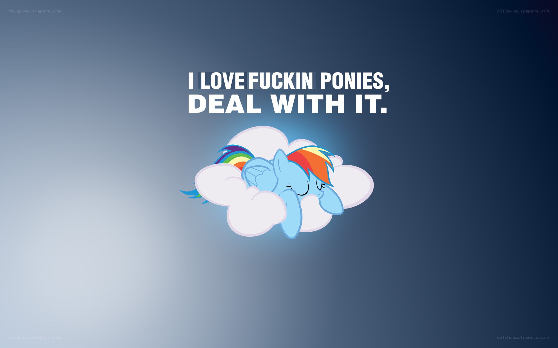 rainbow dash sleeping