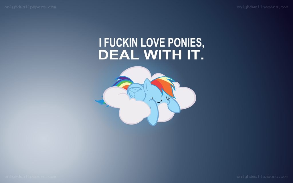 Rainbow Dash sleeping on a cloud