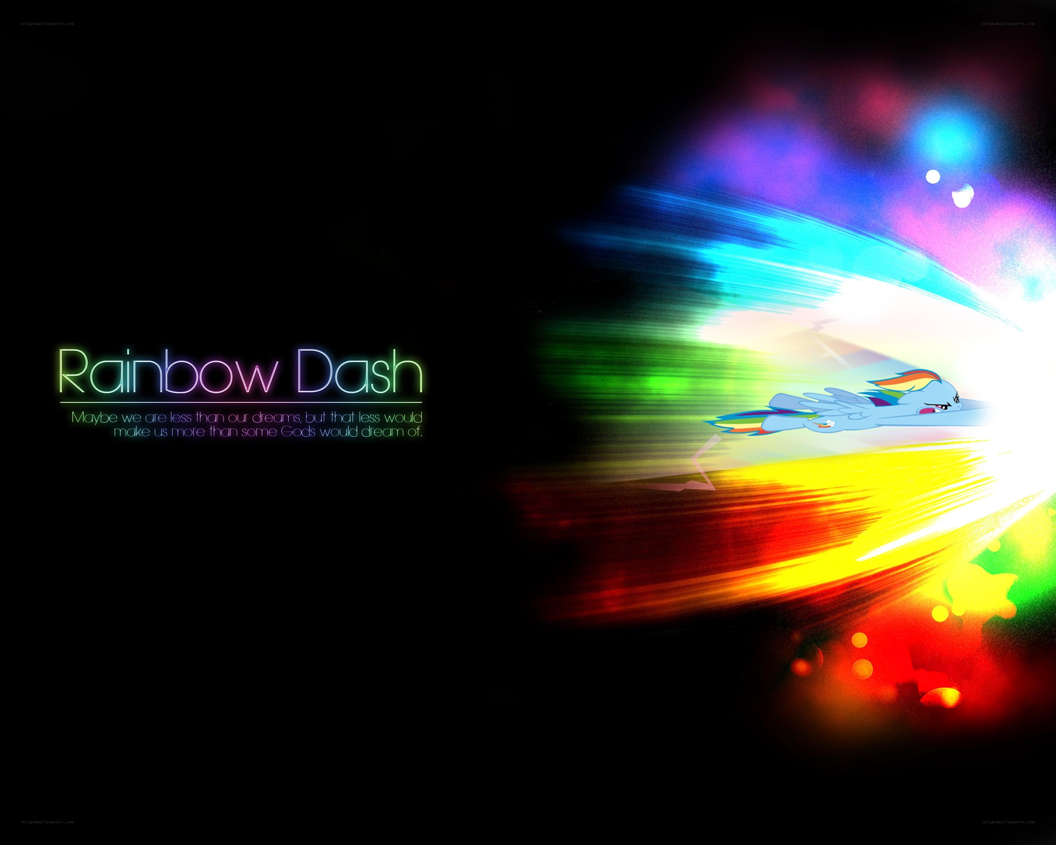 Rainbow Dash speed art