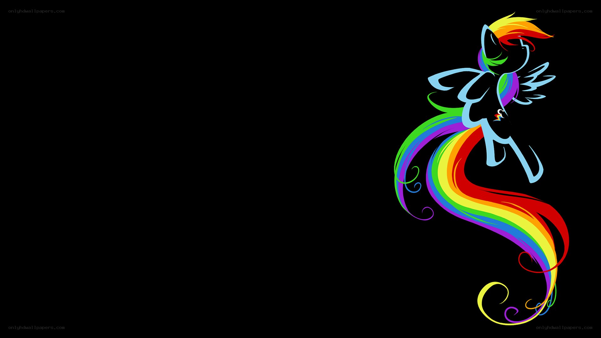 Rainbow Dash stylized artwork