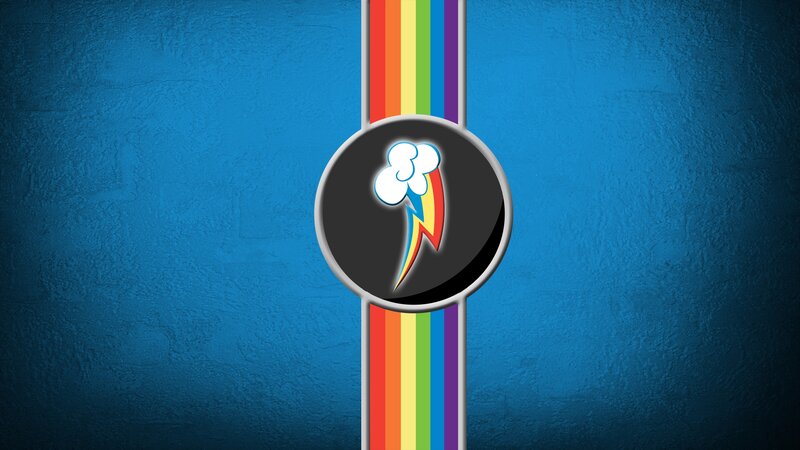 Rainbow Dash Symbol — Blue