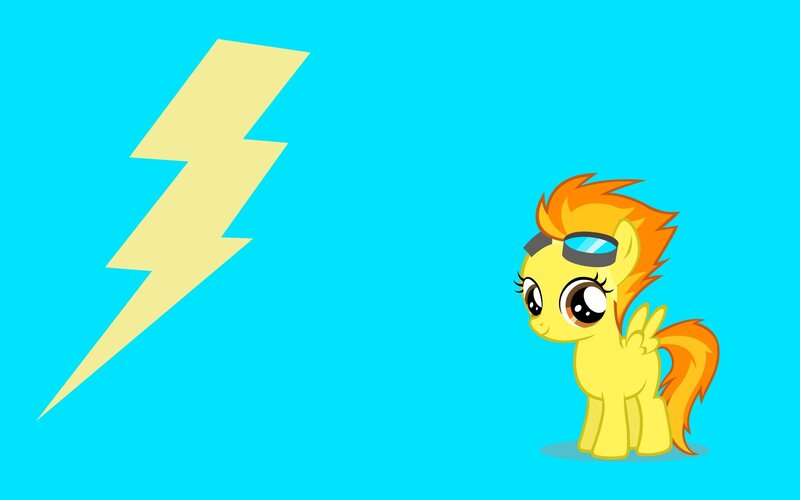 Rainbow Dash with lightning bolt