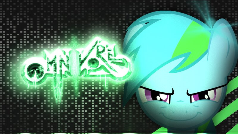 Rainbow Dash with Omnitrix logo