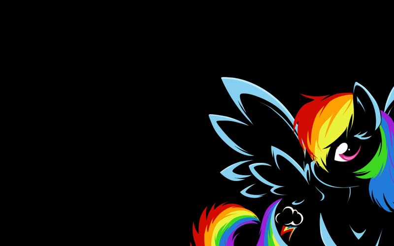 Rainbow Dash with wings