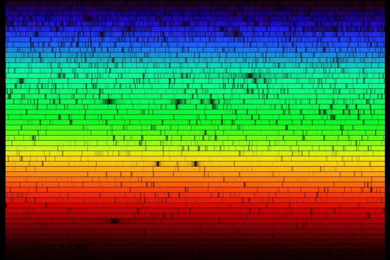 Rainbow data visualization