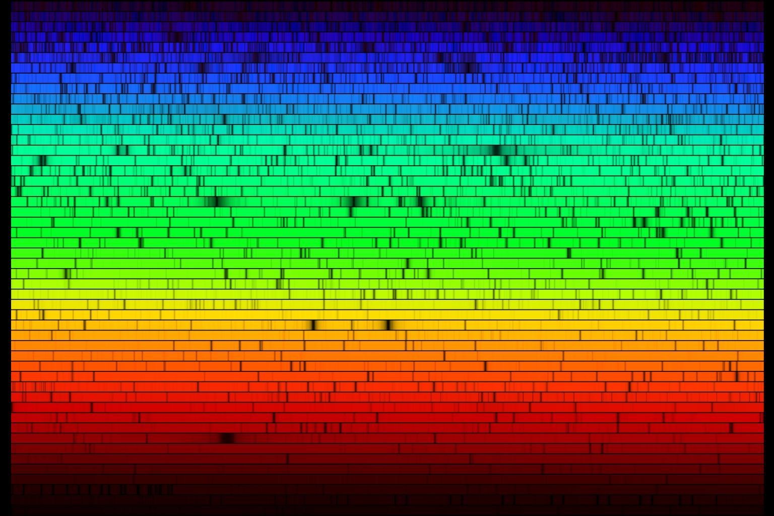 Rainbow data visualization