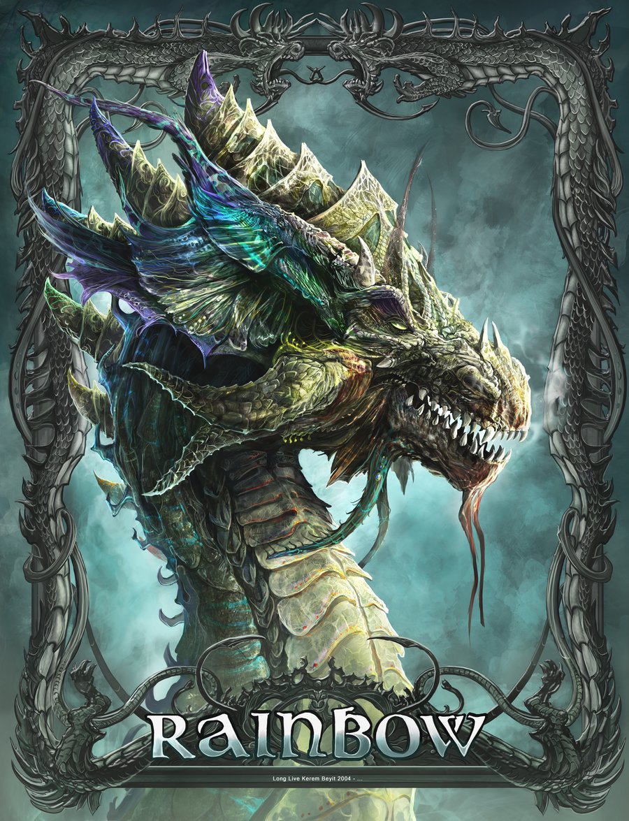 Rainbow Dragon Art