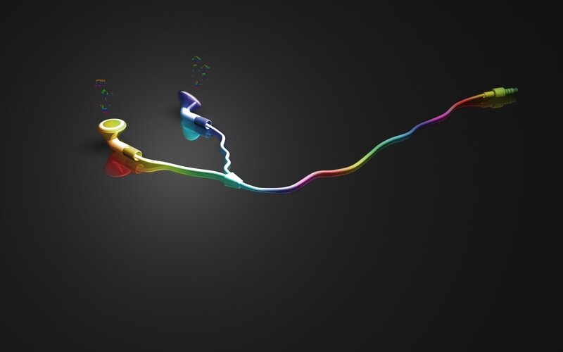 Rainbow Earbuds
