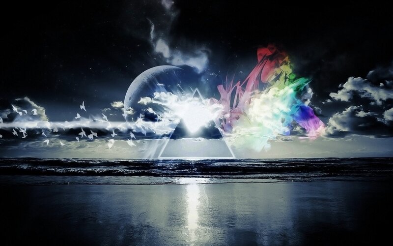 Rainbow Energy over Ocean