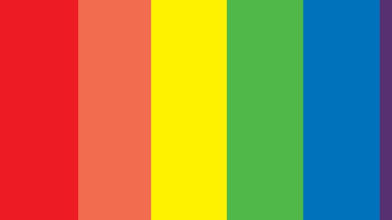 Rainbow Flag — Red, Neutral
