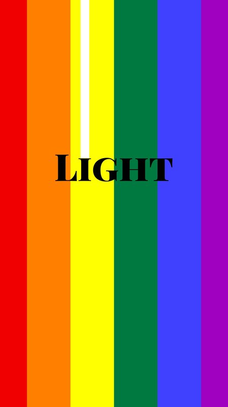 Rainbow Flag with Text