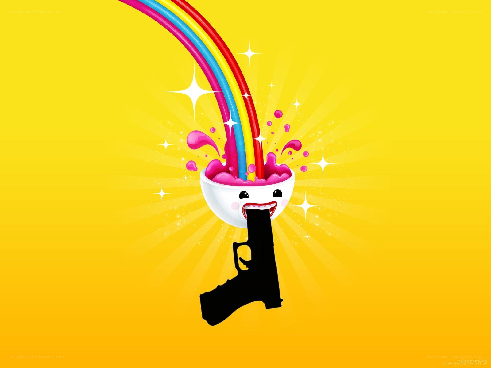 rainbow gun bowl